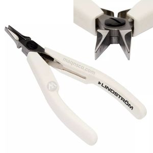 Lindstrom MA7390 Stainless Steel Stubby <b>Flat</b> <b>Nose</b> <b>Pliers</b> Condition New - Product Image 6