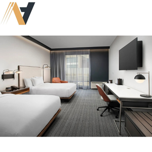 Meubles d'hôtel modernes urbains Courtyard by Marriott - Suite de meubles de chambre compacte - MDF/HPL/Placage - Usine du Vietnam - Product Image 4