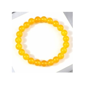 Pulsera de Resina de Color Amarillo de Lujo con Diseño Contemporáneo Exclusivo, Accesorio de Moda Premium para Mujer y Regalo - Product Image 3