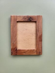Polished Teak Wood Picture <b>Frame</b> Solid Wooden Photo <b>Frames</b> Wall Decor Tabletop Gallery Display Art Framing Home Ornament Holder - Product Image 3
