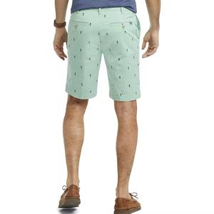 Shorts de surf décontractés pour hommes, en tissu polyester/coton durable, à coutures doubles renforcées, séchage rapide, taille élastique - Product Image 3