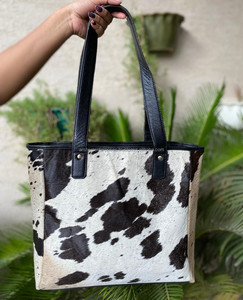 กระเป๋าโท้ทหนังวัวแท้ดีไซน์ใหม่กระเป๋าถือหรูหราหนังแท้สำหรับ2024ของผู้หญิงแฟชั่นงานแฮนด์เมดแนววินเทจจุของได้เยอะดีไซน์ใหม่ - Product Image 4