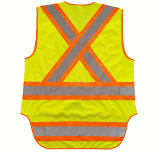 Gilet de sécurité réfléchissant haute visibilité PLAYER'S POINT, unisexe, en polyester, vêtements de travail, plusieurs couleurs, fermeture éclair, certifié CE/EU - Product Image 4