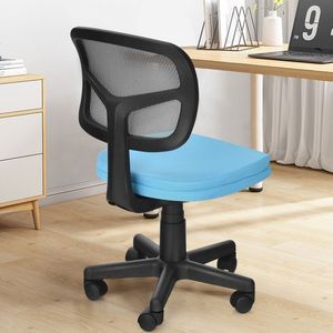 Sedia da Scrivania Senza Braccioli con Regolazione in Altezza, Rete Traspirante e Braccioli Regolabili per Casa, Ufficio, Camera da Letto, Supermercato - Product Image 2