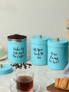 Boîte à café en métal avec couvercle pour la cuisine et la maison, personnalisable - Product Image 2