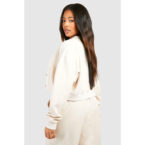 Veste d'hiver courte en duvet de haute qualité pour femme, style bomber, col montant, personnalisable, vente en gros OEM - Product Image 5
