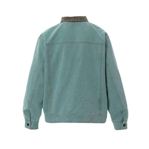 Veste en sergé de coton pour homme, haute qualité, mode personnalisée, décontractée, logo brodé, manches longues, résistante et durable - Product Image 6