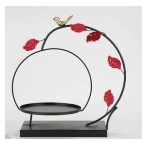 New Look Cake Stand Classic Look Top Selling Table Top Cake Holder Top Class Quality Heart Shape Metal Cake Stand - Product Image 2