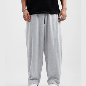 Pantalones Deportivos Personalizados de Alta Calidad, Cintura Alta, Color Sólido, Unisex, Servicios OEM, Ropa Urbana, Corte Holgado, Pantalones Baggy para Hombre - Product Image 1