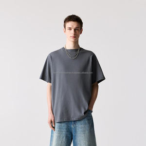 Vente en gros 100% coton O-Neck Hommes T-Shirt Conceptions Personnalisées Surdimensionné Fit 250 GSM Mix Designs Prix Pas Cher - Product Image 6