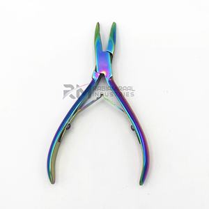 Pince à extensions capillaires micro-anneaux RMI professionnelle en acier inoxydable de haute qualité et durable, couleur personnalisable - Product Image 1