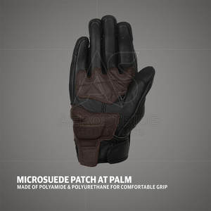 ถุงมือหนังสำหรับแข่งรถคุณภาพดีที่สุด - ออกแบบกันลื่นแบบเต็มนิ้ว ปรับแต่งได้ ใช้สำหรับกีฬา ผลิตในประเทศปากีสถาน - Product Image 6
