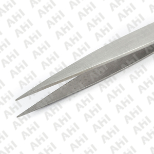 Pinces à cils professionnelles pour extensions de cils avec logo personnalisé, pointes courbées et pointues, pinces à cils en vente - Product Image 3