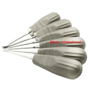 เครื่องมือถอนฟันแบบดึงฟันชนิดด้ามไฟเบอร์ ยี่ห้อ BISONS ทำจากสแตนเลส - Product Image 1