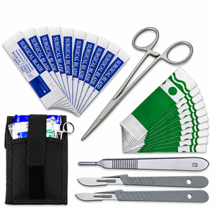 SUAVE SURGICAL INSTRUMENTS Kit de nettoyage chirurgical Lame de scalpel # 22 # 10 # 11 instruments chirurgicaux allemands à poignée en plastique BP - Product Image 5