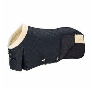 Couverture de cheval doublée en polaire, style couverture d'écurie, tissu de qualité supérieure, couverture d'extérieur toutes saisons pour cheval - Product Image 1