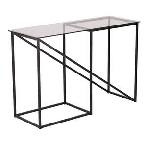 Premium Iron Frame Rock Slab Top <b>Folding</b> Console <b>Table</b> Minimalist Space Saving Entryway and Living Room Furniture - Product Image 1