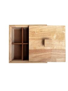 Boîte cadeau en bois naturel personnalisée pour chocolats, idéale pour les fêtes, les mariages et les cadeaux d'entreprise - Product Image 2