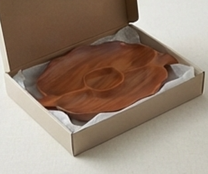 Plateau de service en bois artisanal haut de gamme, design minimaliste poli, pour ustensiles de cuisine essentiels - Product Image 6