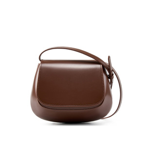 Bolso Bandolera de Cuero Genuino para Mujer, Moderno, con Correa de Cadena, de Piel Vacuna, Pequeño - Product Image 1