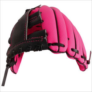 Warpro Industry Pink Synthetic <b>Baseball</b> <b>Glove</b> Left-Handed Throw Split Finger Catcher Position Hook and Loop Closure All Seasons - Product Image 4