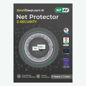 โปรแกรมป้องกันไวรัส Net Protector Antivirus สำหรับพีซี Z Security 2026 สำหรับผู้ใช้ 1 คน ระยะเวลา 3 ปี ซอฟต์แวร์ป้องกันคอมพิวเตอร์ พร้อมใบอนุญาตเปิดใช้งานแบบดิจิทัล - Product Image 1