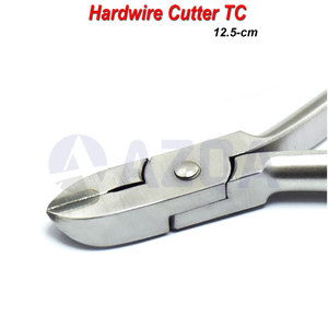 Coupe-fil en acier inoxydable TC 12,5 cm, coupe-fil distal orthodontique en carbure de tungstène, pince coupante robuste pour fils - Product Image 4