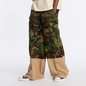 Pantalones Cargo de Camuflaje Personalizados para Hombre, Pantalones Anchos de Estilo Urbano, Pantalones para Hombre, Proveedor OEM - Product Image 1