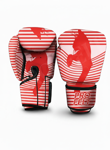 Latest Design Striped OEM ODM High Density Foam Boxing Training <b>Gloves</b> High Protection Sparring Punching Comfort Fit Anti Shock - Product Image 6