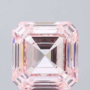 Diamant rose intense fantaisie durable, de type Asscher, cultivé en laboratoire, certifié IGI, CVD, en vrac, pour la fabrication de bijoux, export en gros. - Product Image 1