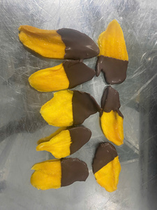 Chocolate Dipped Soft Dried Mango Vietnam Factory Wholesale Bulk <b>Packaging</b> Natural Mango Snack Tropical Dried Fruit OEM Supply - Product Image 2