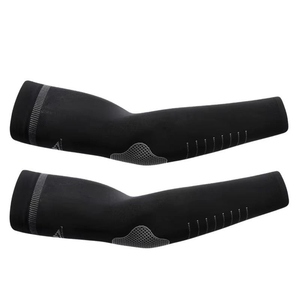 Manchon de cyclisme blanc pour homme, anti-UV, respirant, séchage rapide, en polyester uni, pour adulte, en stock - Product Image 3