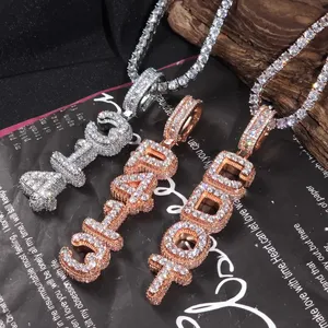 Collier avec pendentif en diamant personnalisé de qualité supérieure pour un usage quotidien, des fêtes et des occasions formelles, bijoux unisexes disponibles à un prix abordable - Product Image 2