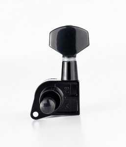 Afinadores de guitarra con bloqueo BBSTONE, fabricados en Corea, 6 en línea, relación de engranajes 20:1, estilo vintage, color negro - Product Image 4