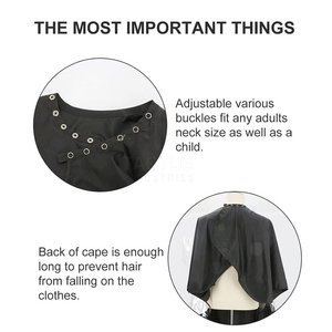 Capa de Peluquería Reutilizable Ecológica, Tela Suave, Material Sostenible, Capa de Peluquería de Alta Calidad - Product Image 4