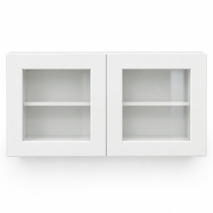 OEM 36 x 18 Inch Glass Door <b>Wall</b> <b>Cabinet</b> <b>White</b> Shaker RTA Wholesale Vietnam Factory - Product Image 1