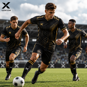 Tenue complète de football X Men, en polyester sublimé, maille respirante, anti-transpiration, vêtements de sport, plusieurs options de couleurs - Product Image 5