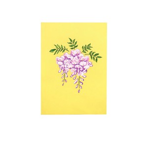 การ์ดป๊อปอัพ 3 มิติ ลายดอกไม้หลากสีสัน การ์ดอวยพรทำมือ ของขวัญปี 2026 การ์ดป๊อปอัพ 3 มิติ ป่าดอกไม้ งานฝีมือกระดาษป๊อปอัพ - Product Image 5