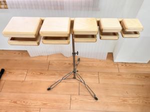 Alipa Bloque de Madera de Alta Calidad para Templo, Escala de 5 Notas, Coral - Product Image 4