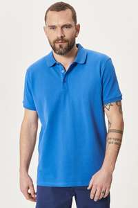 Chemises polo pour hommes à manches courtes en coton imprimé personnalisé de qualité supérieure, luxe avec logo brodé - Product Image 4