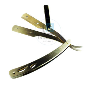 Maquinillas de Afeitar Rectas de Acero Inoxidable de la Mejor Calidad, con Mango de Madera, Reutilizables, Duraderas, Diseño Personalizable - Product Image 2