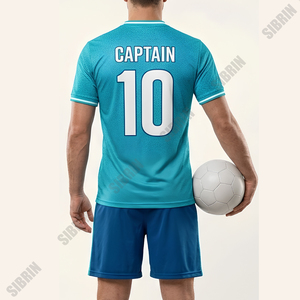 ชุดฟุตบอลแบบซับลิเมชั่นสั่งทำพิเศษ SIBRIN |   เสื้อทีม กางเกงขาสั้น โลโก้ ชื่อ เบอร์ |   ชุดฟุตบอลโพลีเอสเตอร์ 100% แบบซับลิเมชั่น - Product Image 6