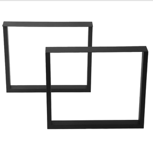 Durable Metal Furniture <b>Legs</b> 28X35 in 2Pcs Dining <b>Table</b> <b>Legs</b> Capacity 2204lbs Load Black Color DIY Furniture <b>Legs</b> EDPTBL004 - Product Image 4