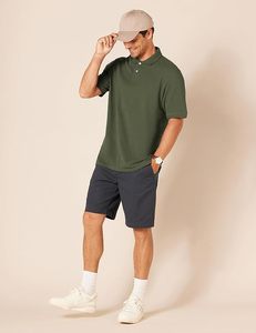 Polo en piqué de coton à manches courtes pour homme, coupe classique (disponible en grandes tailles) - Product Image 3