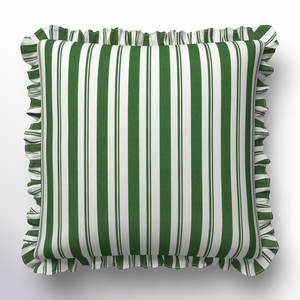 ปลอกหมอนอิงผ้าฝ้ายทอลายริ้ว 100% ปลอกหมอนตกแต่งโซฟา ปลอกหมอนผ้าฝ้ายลายริ้วสไตล์บ้านไร่ - Product Image 3