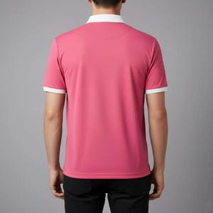 Polo de travail personnalisé de haute qualité, design sur mesure, couleur unie, polyester, séchage rapide, pour homme, idéal pour le golf. - Product Image 5