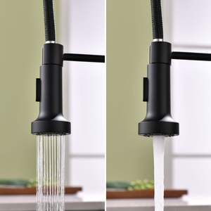 Commercial Single Lever <b>Kitchen</b> <b>Faucet</b> Black Pull-Down Sprayer <b>for</b> <b>Sink</b> Single Handle <b>Kitchen</b> <b>Sink</b> <b>Faucet</b> - Product Image 4