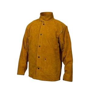 Chaqueta de trabajo de soldadura de cuero resistente al fuego chaquetas de soldador de cuero de vaca divididas resistentes al calor para hombres y mujeres - Product Image 6