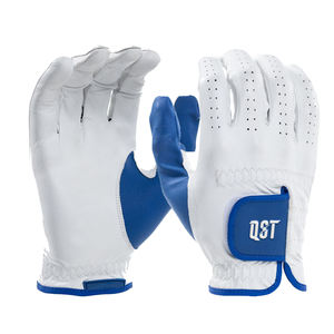 Gant de golf unisexe à doigts entiers avec logo personnalisé, en cuir véritable, antidérapant et imperméable pour les mains lors des sports de golf - Product Image 1