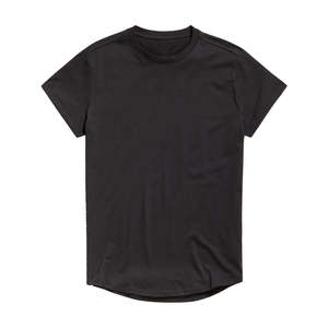 NUEVA Camiseta de Manga Corta para Hombre, Elástica, Casual, Corte Regular, Bordada, Lisa, de Color Sólido, Ecológica, de Poliéster y Algodón - Product Image 3